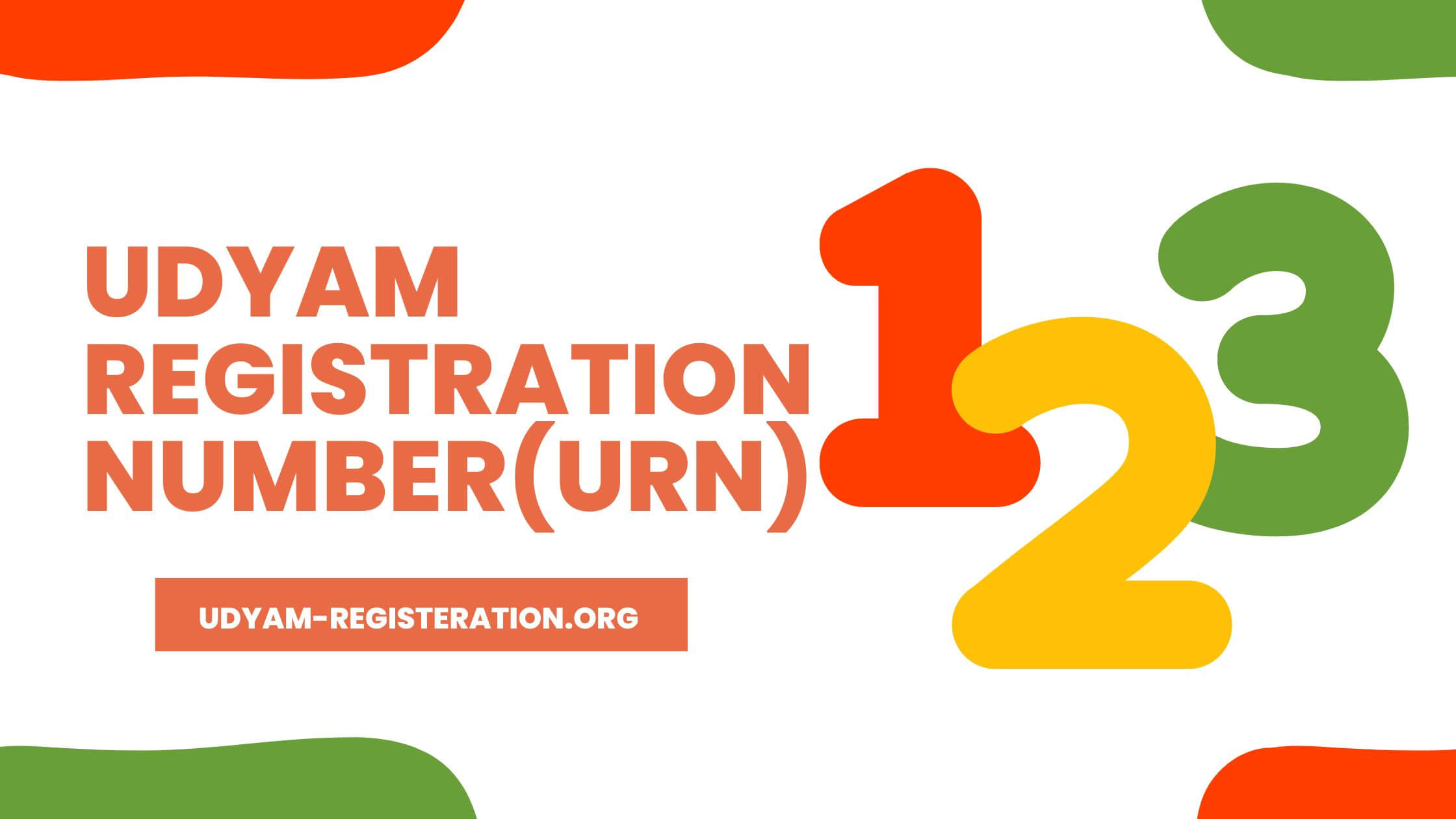 URN - Udyam Registration Number
